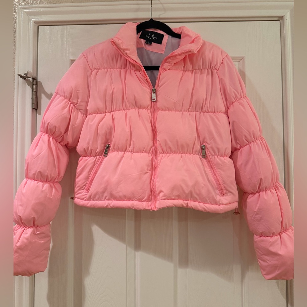 Pink Puffer Jacket